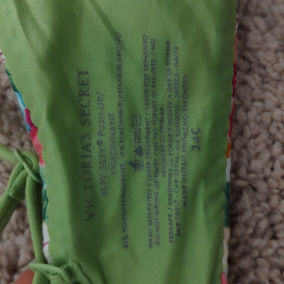 💐 Vintage GUC Victoria's Secret Very Sexy Push Up Underwire Convertible Bra, 34 - Picture 5 of 9